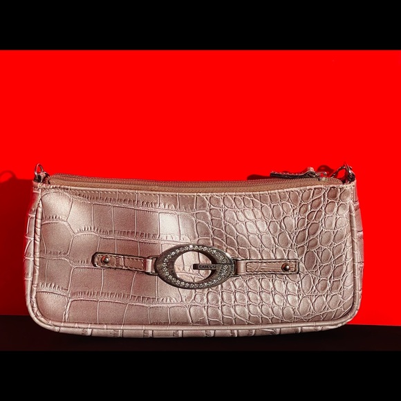 Guess Handbags - Guess Cross body purse Pink Metallic